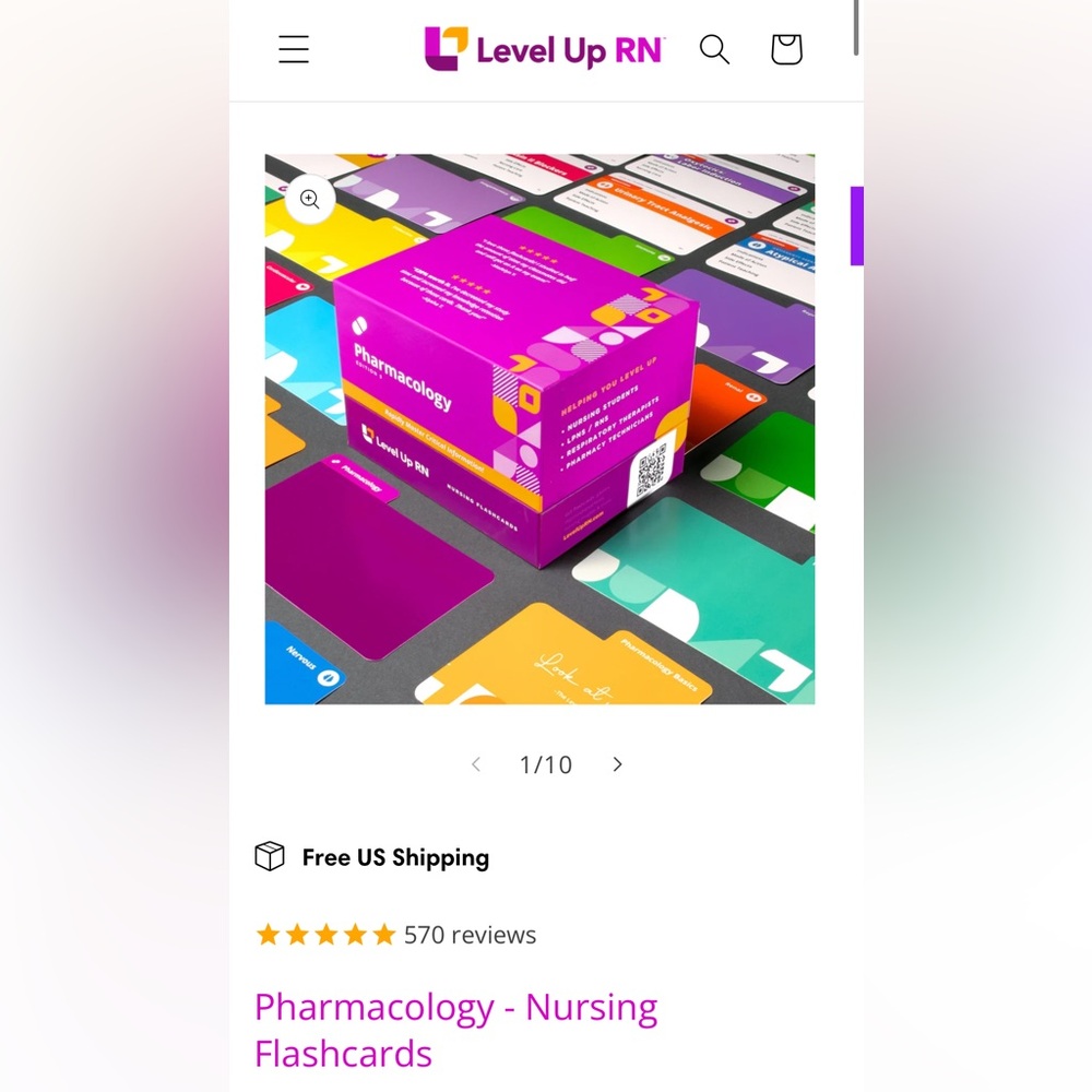 Level Up RN: Pharmacology Nursing Flashcards